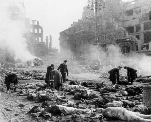 Dresden después del bombardeo