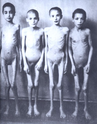 Niños judíos víctimas de los nazis